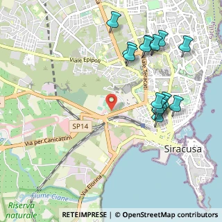 Mappa , 96100 Siracusa SR, Italia (1.27133)