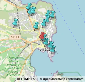 Mappa Via Francesco Mauceri, 96100 Siracusa SR, Italia (1.80643)