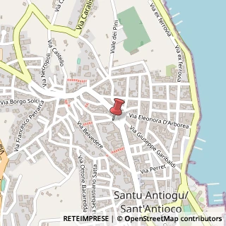 Mappa Piazza Umberto, 2/4, 09017 Sant'Antioco, Carbonia-Iglesias (Sardegna)