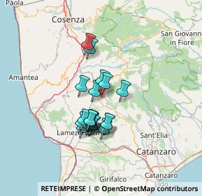 Mappa Località Polso, 88049 Soveria Mannelli CZ, Italia (11.188)