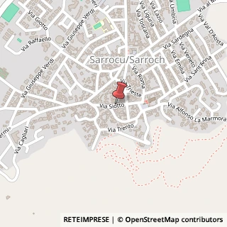 Mappa Via Siotto, 22, 09018 Sarroch, Cagliari (Sardegna)