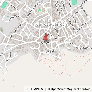 Mappa Via Siotto,  46, 09018 Sarroch, Cagliari (Sardegna)