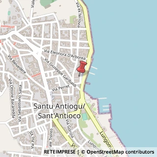 Mappa Piazza Pino Ferralasco, 34, 09017 Sant'Antioco, Carbonia-Iglesias (Sardegna)