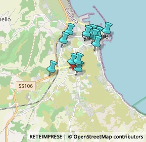 Mappa Via Vincenzo Bellini, 88900 Crotone KR, Italia (1.56143)