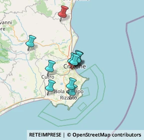 Mappa Via Vincenzo Bellini, 88900 Crotone KR, Italia (9.86273)