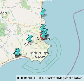 Mappa Via Vincenzo Bellini, 88900 Crotone KR, Italia (13.35727)