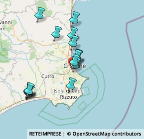 Mappa Via Vincenzo Bellini, 88900 Crotone KR, Italia (14.71188)