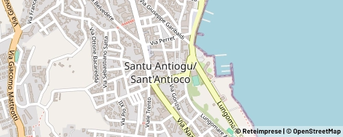 Mappa Sant'Antioco