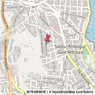 Mappa Via Sebastiano Satta,  53, 09128 Sant'Antioco, Carbonia-Iglesias (Sardegna)
