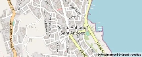 Mappa Sant'Antioco