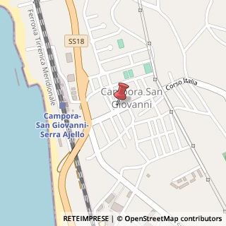 Mappa Via Mercato, 5, 87032 Campora San Giovanni CS, Italia, 87032 Amantea, Cosenza (Calabria)