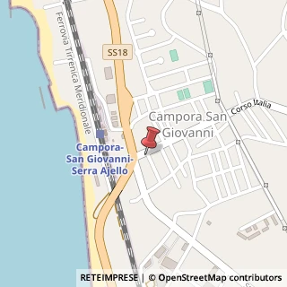 Mappa Corso Italia, 8, 87032 Amantea, Cosenza (Calabria)