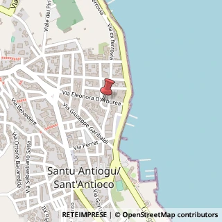 Mappa Via E. D'Arborea, 116, 09017 Sant'Antioco, Carbonia-Iglesias (Sardegna)