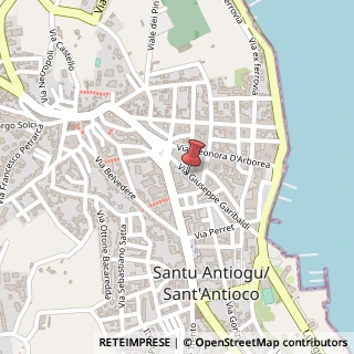 Mappa Via Giuseppe Garibaldi, 44, 09017 Sant'Antioco, Carbonia-Iglesias (Sardegna)