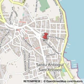 Mappa Via Giuseppe Garibaldi, 36, 09017 Sant'Antioco, Carbonia-Iglesias (Sardegna)