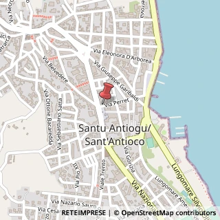 Mappa Via Perret, 11, 09017 Sant'Antioco, Carbonia-Iglesias (Sardegna)