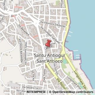 Mappa Piazza Italia, 36, 09017 Sant'Antioco, Carbonia-Iglesias (Sardegna)