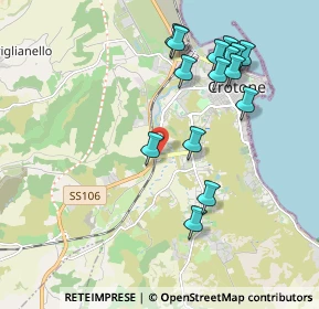 Mappa Poggio pudano Strada statale 106 km 241, 88900 Crotone KR, Italia (2.24133)