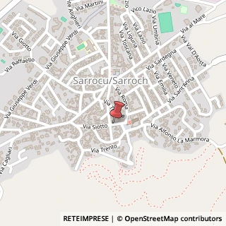 Mappa Via Siotto, 16, 09018 Sarroch CA, Italia, 09018 Sarroch, Cagliari (Sardegna)