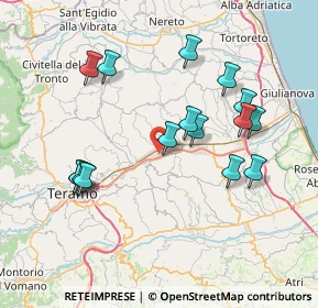 Mappa VIA GIOVANNI FUSCHI SNC - Z.I.SAN NICOLO' A TORDINO, 64100 San Nicolò A Tordino TE, Italia (7.86625)