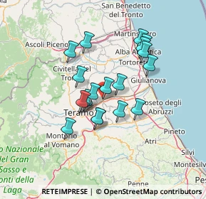 Mappa Via Nuova Frontiera, 64100 San Nicolò A Tordino TE, Italia (11.44158)