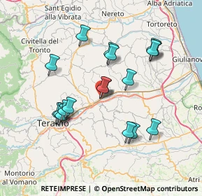 Mappa Via Nuova Frontiera, 64100 San Nicolò A Tordino TE, Italia (7.18444)