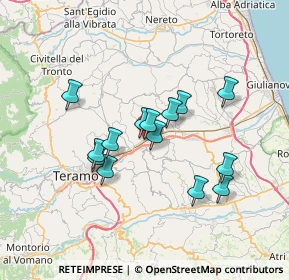 Mappa Via Nuova Frontiera, 64100 San Nicolò A Tordino TE, Italia (5.96357)