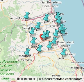 Mappa Via Michelangelo, 64020 San Nicolò A Tordino TE, Italia (12.193)