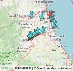 Mappa Via del Progresso, 64100 San Nicolò A Tordino TE, Italia (10.89625)