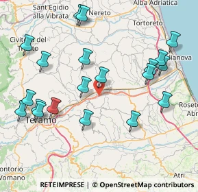 Mappa Case Molino di Villa Castellalto, 64100 San Nicolò A Tordino TE, Italia (9.5085)