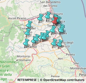 Mappa Case Molino di Villa Castellalto, 64100 San Nicolò A Tordino TE, Italia (11.269)