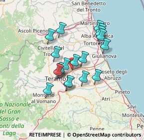 Mappa Via Michelangelo, 64100 San Nicolò A Tordino TE, Italia (11.43211)