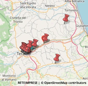 Mappa Via Michelangelo, 64100 San Nicolò A Tordino TE, Italia (7.4755)