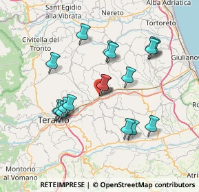 Mappa Via Michelangelo, 64100 San Nicolò A Tordino TE, Italia (7.17611)