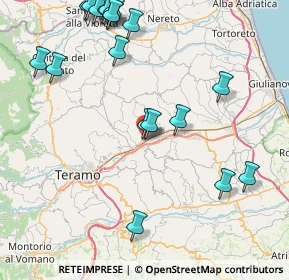Mappa Via Michelangelo, 64100 San Nicolò A Tordino TE, Italia (10.942)