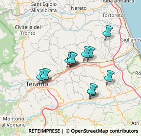 Mappa Via Dante Alighieri, 64100 San Nicolò A Tordino TE, Italia (5.68)