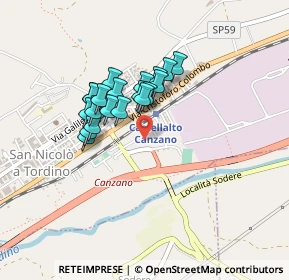 Mappa Via Dante Alighieri, 64100 San Nicolò A Tordino TE, Italia (0.338)