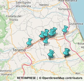 Mappa Superstrada Teramo nterno della stazione di servizio Metano Teramo Mare direzione Giulianova, 64100 San Nicolò A Tordino TE, Italia (5.725)