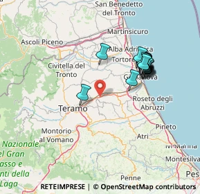 Mappa Superstrada Teramo nterno della stazione di servizio Metano Teramo Mare direzione Giulianova, 64100 San Nicolò A Tordino TE, Italia (14.097)