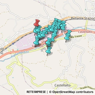 Mappa Via Montecchia, 64100 San Nicolò A Tordino TE, Italia (0.68667)