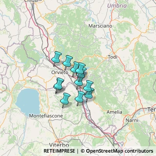 Mappa Via del Commercio, 05023 Baschi TR, Italia (8.64083)