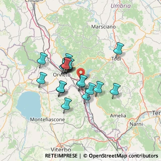 Mappa Via del Commercio, 05023 Baschi TR, Italia (10.8895)