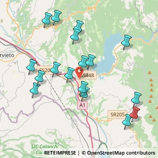 Mappa Via del Commercio, 05023 Baschi TR, Italia (4.64)