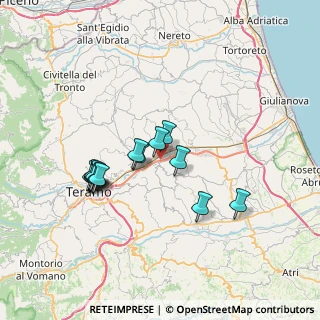Mappa ZONA INDUSTRIALE SANT'ATTO, 64020 Canzano TE, Italia (6.45929)