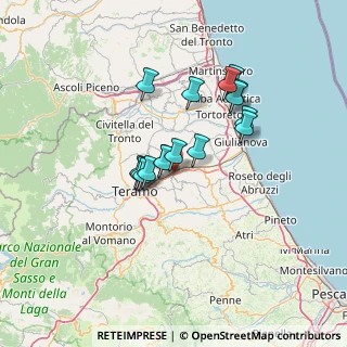 Mappa ZONA INDUSTRIALE SANT'ATTO, 64020 Canzano TE, Italia (10.98188)