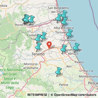 Mappa ZONA INDUSTRIALE SANT'ATTO, 64020 Canzano TE, Italia (18.07929)