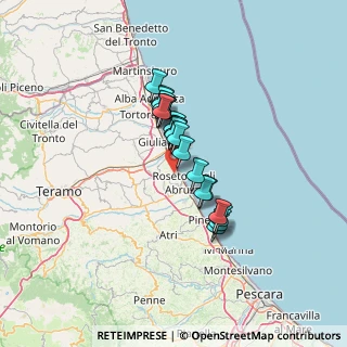 Mappa 64020 Roseto degli Abruzzi TE, Italia (9.5215)