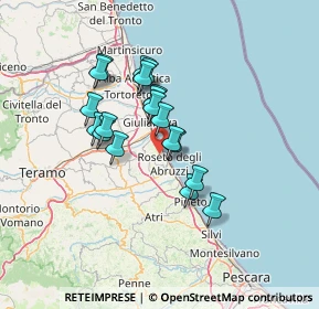 Mappa 64020 Roseto degli Abruzzi TE, Italia (11.13632)