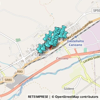 Mappa Via Cristoforo Colombo, 64100 San Nicolò A Tordino TE, Italia (0.2065)