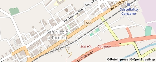 Mappa Teramo